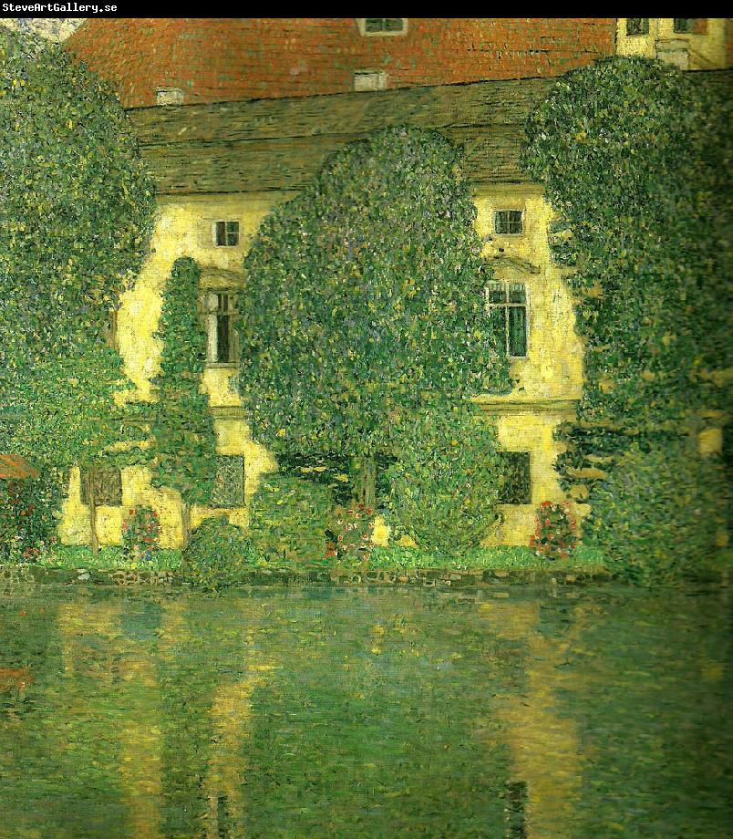 Gustav Klimt slottet kammer vid attersee